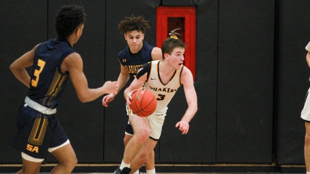 Qauker Valley boys basketball